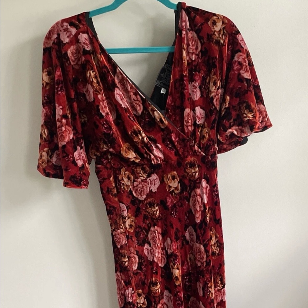 NWOT Johnny Was Alanis Velvet Floral Maxi Dress